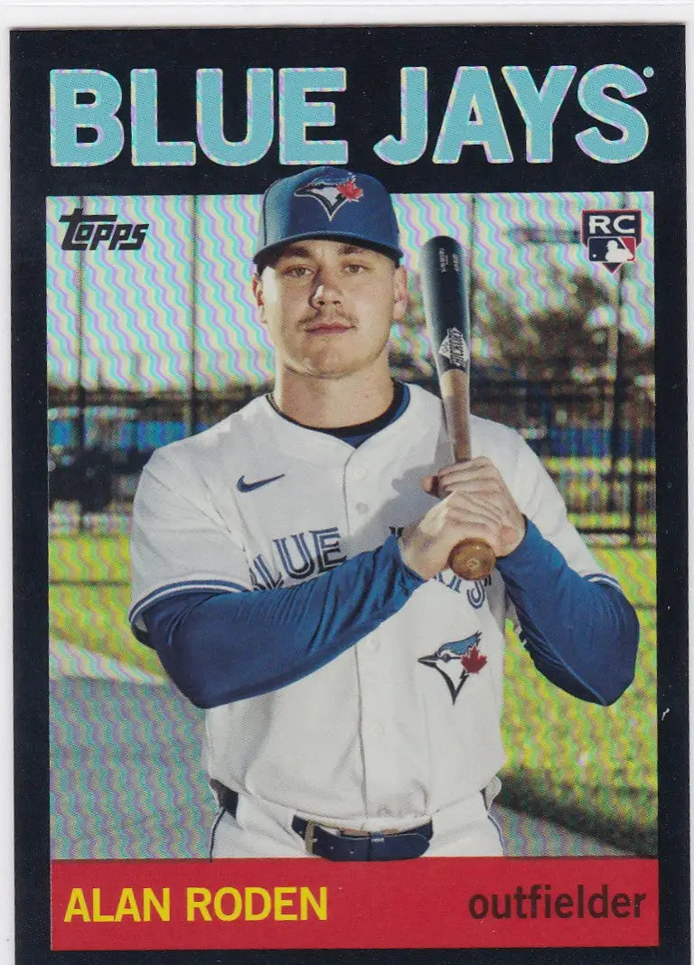 2025 Topps Archives Black Foil #94 Alan Roden RC Toronto Blue Jays - Baseball Card Single