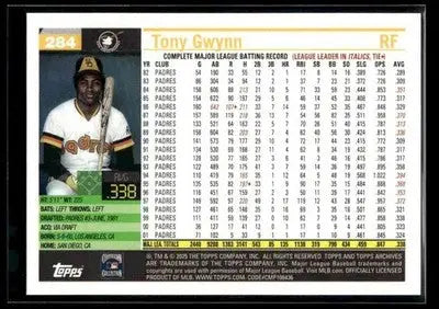 2025 Topps Archives Tony Gwynn #284 San Diego Padres