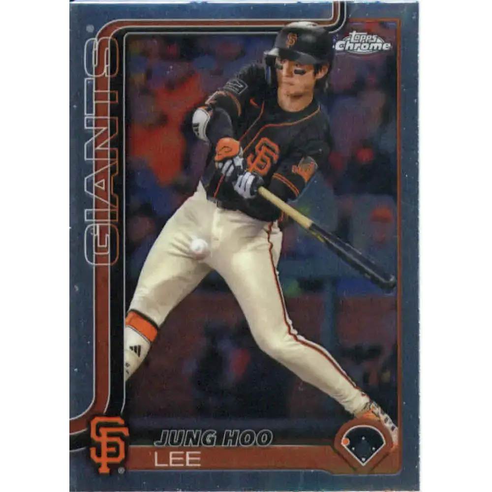2025 topps Chrome #119 Jung Hoo Lee NM-MT San Francisco Giants Baseball Card - Baseball Card Single