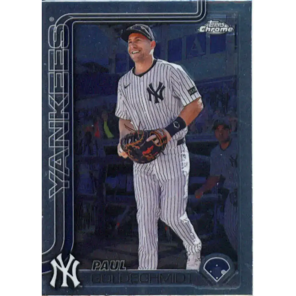 2025 topps Chrome #168 Paul Goldschmidt NM-MT New York Yankees Baseball Card - Baseball Card Single