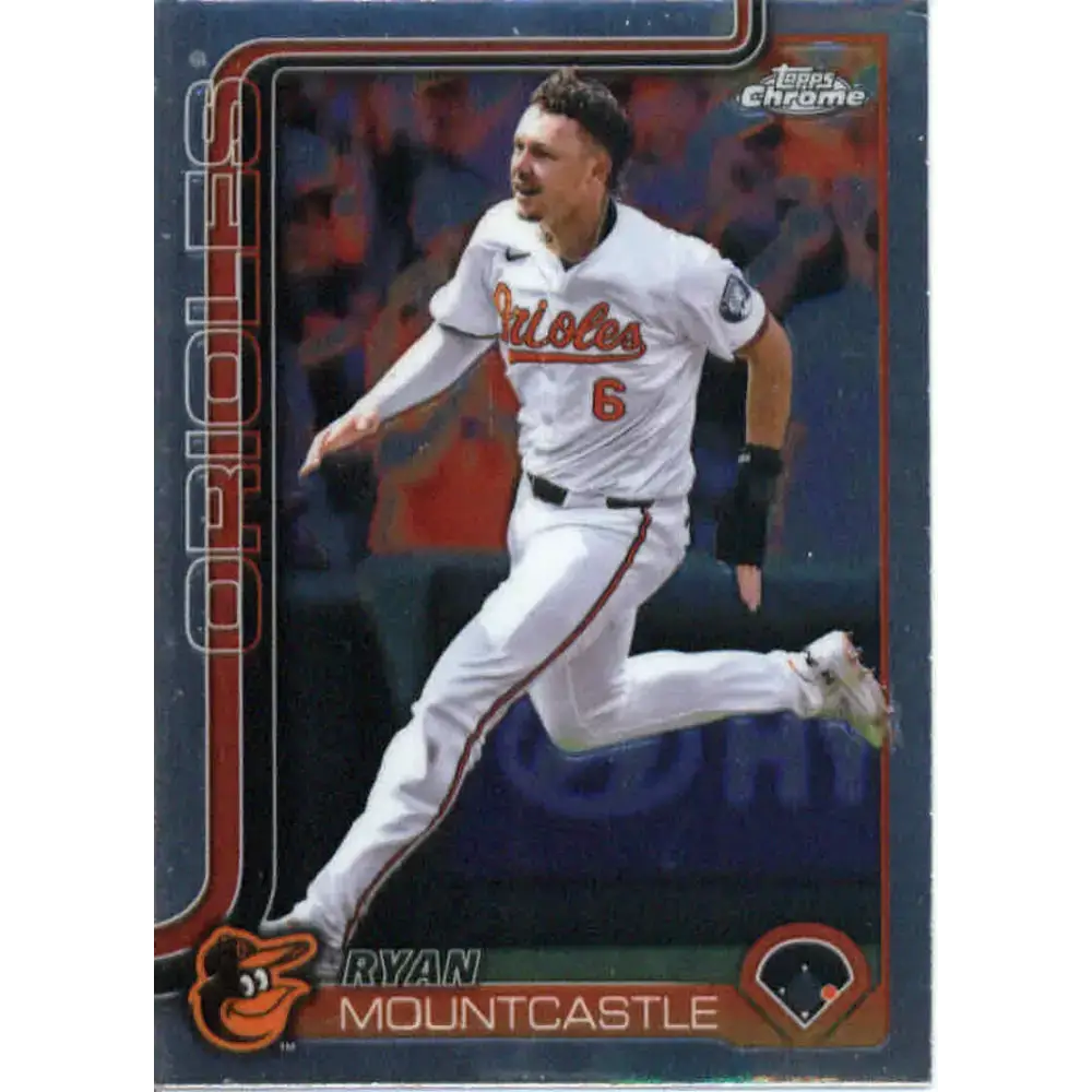 2025 topps Chrome #297 Ryan Mountcastle NM-MT Baltimore Orioles Baseball Card - Baseball Card Single