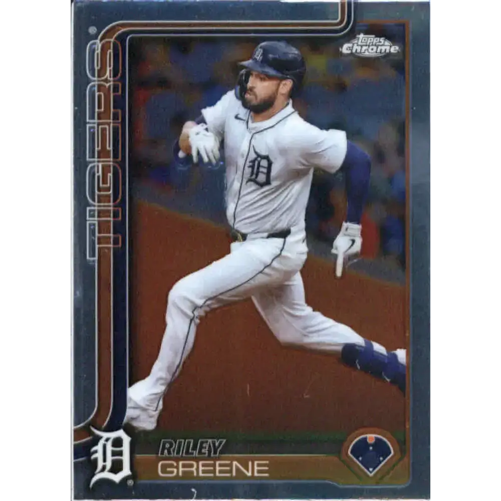 2025 topps Chrome #34 Riley Greene NM-MT Detroit Tigers Baseball Card - Baseball Card Single