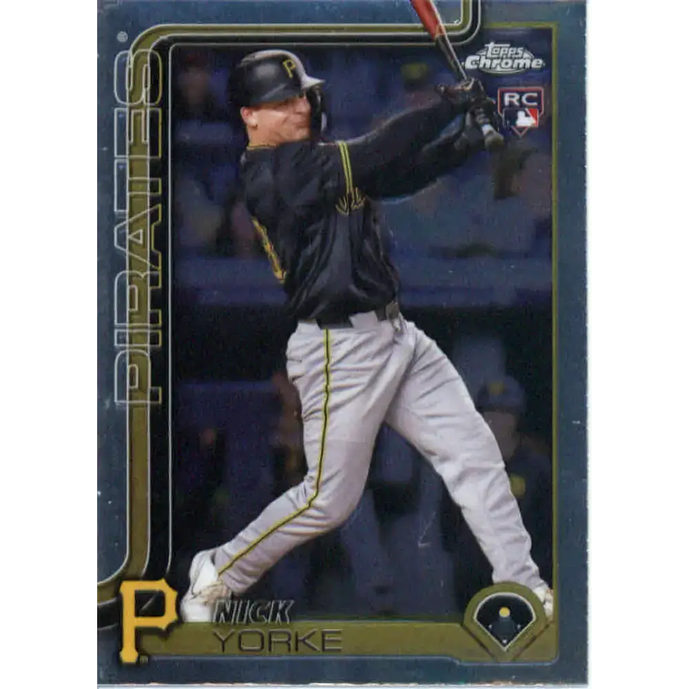 2025 topps Chrome #36 Nick Yorke NM-MT RC Rookie Pittsburgh Pirates Baseball Card - Baseball Card Single