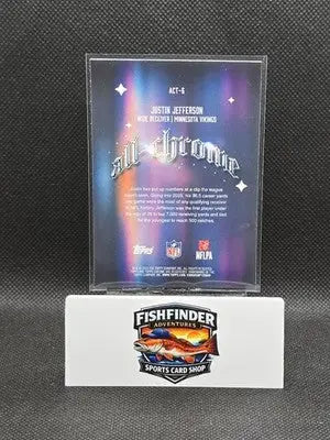2025 Topps Chrome - All-Chrome Team Justin Jefferson #ACT-6 - Football Card Single
