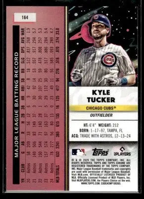 2025 Topps Chrome Cosmic Kyle Tucker #164 Chicago Cubs