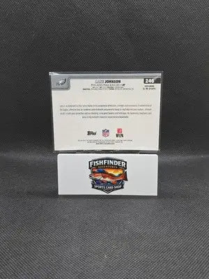 2025 Topps Chrome Football 246 Lane Johnson Pulsar Refractor Philadelphia Eagles - Football Card Single