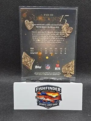 2025 Topps Chrome Football - Fortune 15 #F15-19 Tetairoa McMillan (RC) - Football Card Single