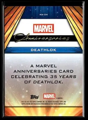 2025 Topps Chrome Marvel Deathlok #MA-24 Marvel Anniversaries - Marvel Card Single