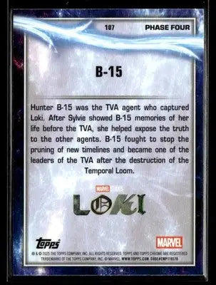 2025 Topps Chrome Marvel Studios B-15 #107 - Non-Sports Card Single