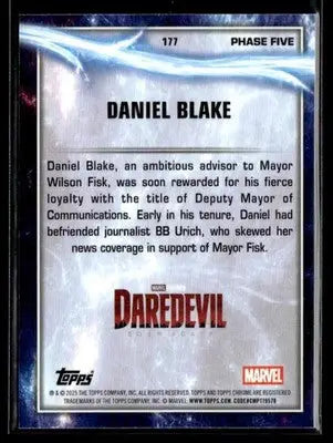 2025 Topps Chrome Marvel Studios Daniel Blake #177 Debut - Marvel Card Single