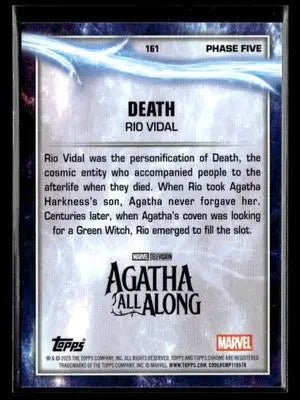 2025 Topps Chrome Marvel Studios Death #161 Debut - Marvel Card Single