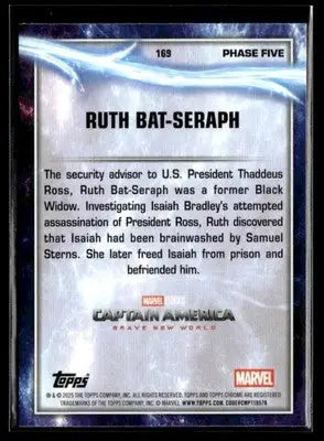 2025 Topps Chrome Marvel Studios Ruth Bat-Seraph #169 Debut - Marvel Card Single