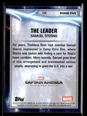 2025 Topps Chrome Marvel Studios The Leader #173 - Marvel Card Single
