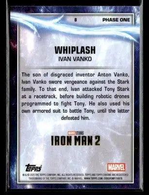 2025 Topps Chrome Marvel Studios Whiplash #8