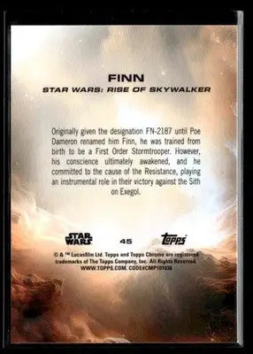 2025 Topps Chrome Star Wars Fern #42 Rise of Skywaker - Star Wars Card Single