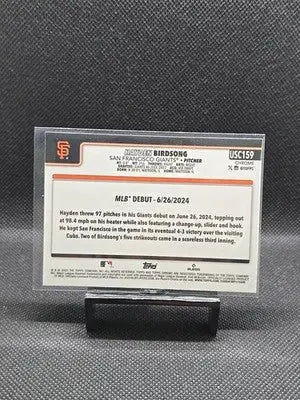 2025 Topps Chrome Update Hayden Birdsong Rookie Debut X-Fractor San Francisco - Baseball Card Single