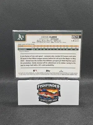 2025 Topps Chrome Update Series - Denzel Clarke #USC15 X-Fractor (RC) - Baseball Card Single