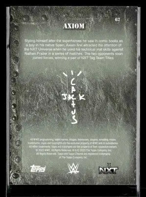 2025 Topps Chrome WWE x Cactus Jack #67 Axiom - Other