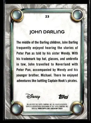 2025 Topps Disney Wonder #23 John Darling - Non-Sports Card Single