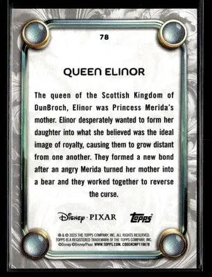 2025 Topps Disney Wonder #78 Queen Elinor - Non-Sports Card Single