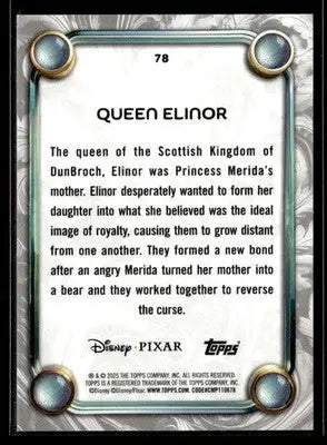 2025 Topps Disney Wonder #78 Queen Elinor - Non-Sports Card Single