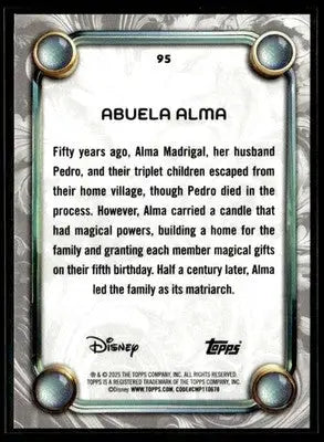 2025 Topps Disney Wonder #95 Abuela Alma - Non-Sports Card Single