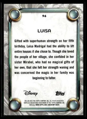 2025 Topps Disney Wonder #96 Luisa - Non-Sports Card Single