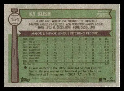 2025 Topps Heritage #154 Ky Bush - Baseball Card Single