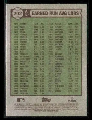 2025 Topps Heritage Zack Wheeler / Dylan Cease / Chris Sale LL #203 MLB