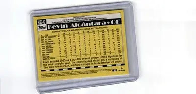 2025 Topps Kevin Alcántara 1990 Topps Baseball 35th Anniversary - Baseball Card Single