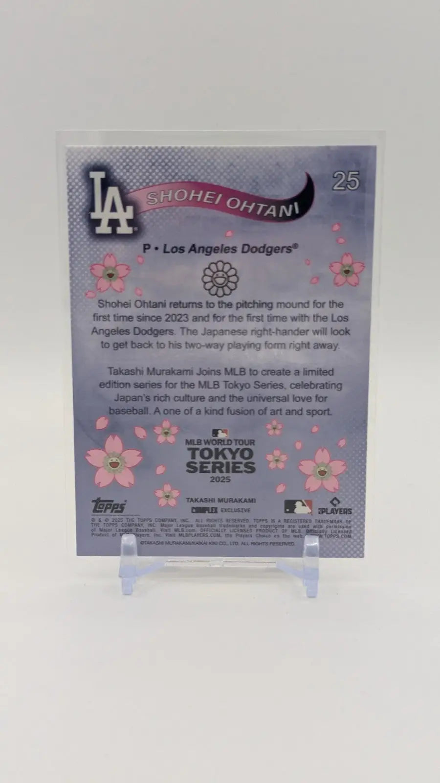 2025 Topps MLB Tokyo Series Takashi Murakami Complex Exclusive Shohei Ohtani #25