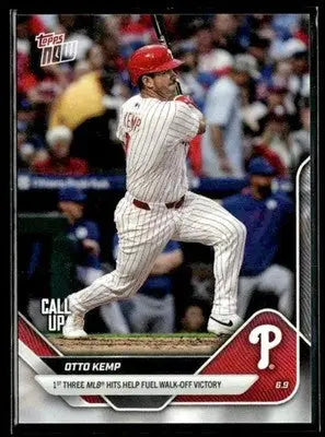 2025 Topps Now #277 Otto Kemp 1st 3 MLB Hits Fuels Walk-Off Victory - Baseball Card Single