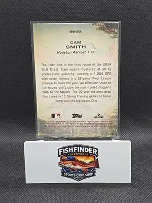 2025 Topps Stadium Club Baseball Cam Smith RC Savage Sluggers #SS-23 Astros - Baseball Card Single