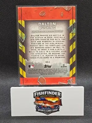 2025 Topps Stadium Club - In Case of Emergency Dalton Rushing #ICE-2 (RC) - Baseball Card Single