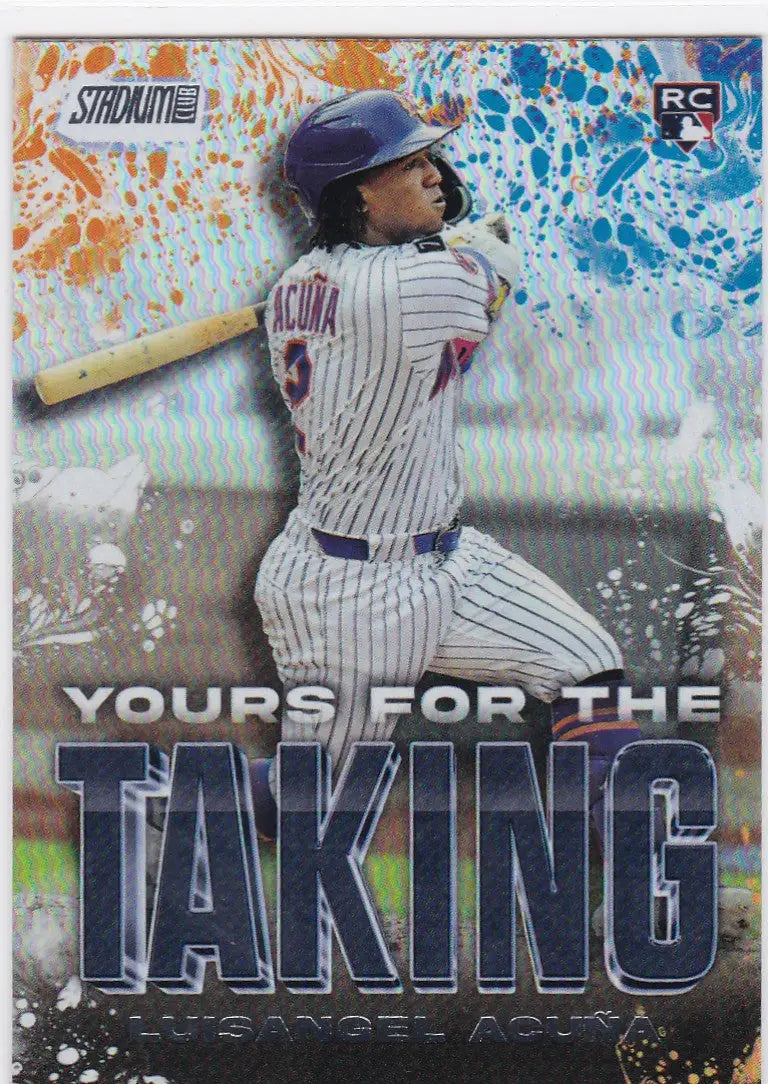 2025 Topps Stadium Club#YK-8 LuisAngel Acuna Yours for the Taking RC Mets - Baseball Card Single