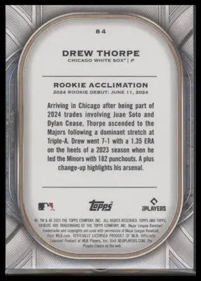 2025 Topps Tribute #84 Drew Thorpe - Baseball Card Single