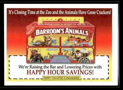 2025 Topps Wacky Packages All New Series Baroom Animals #2 Coupon Back - Other