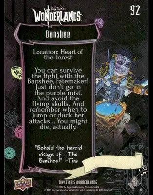 2025 Upper Deck Tiny Tina’s Wonderlands Banshee #92 - Non-Sports Card Single