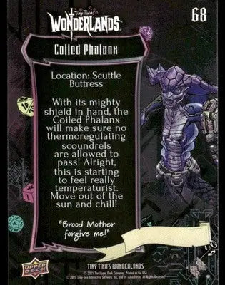 2025 Upper Deck Tiny Tina’s Wonderlands Coiled Phalanx #68 - Other