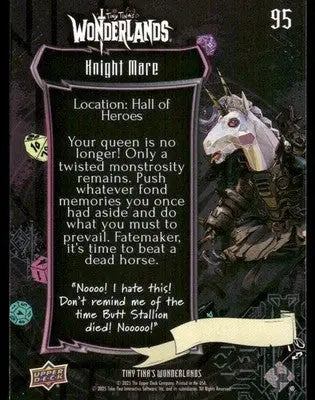 2025 Upper Deck Tiny Tina’s Wonderlands Knight Mare #95 - Other
