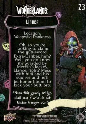 2025 Upper Deck Tiny Tina’s Wonderlands Llance #23 - Other