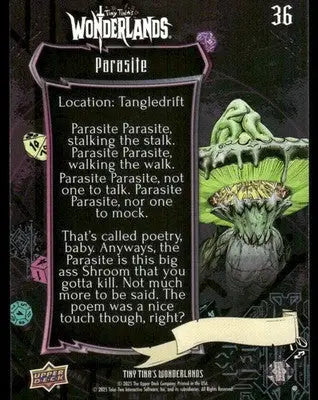 2025 Upper Deck Tiny Tina’s Wonderlands Parasite #36 - Other