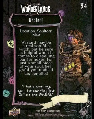 2025 Upper Deck Tiny Tina’s Wonderlands Wastard #94 - Other