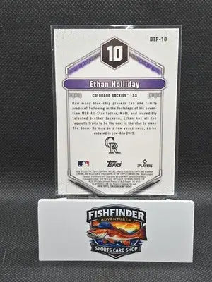 2026 Bowman Chrome Baseball Ethan Holliday Top 100 Rockies #BTP-10 - Baseball Card Single