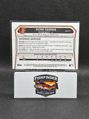 2026 Bowman Chrome Baseball Victor Figueroa 1st Bowman #BCP-117 Laser Refractor - Baseball Card Single