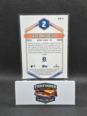 2026 Bowman Chrome Kevin McGongile Top 100 Refractor Insert #BTP-2 - Baseball Card Single