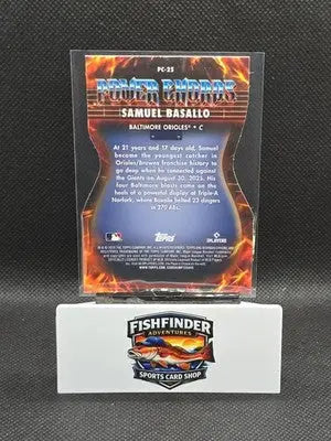 2026 Bowman - SAMUEL BASALLO - Power Chords Insert Rookie RC #PC-25 Orioles - Baseball Card Single
