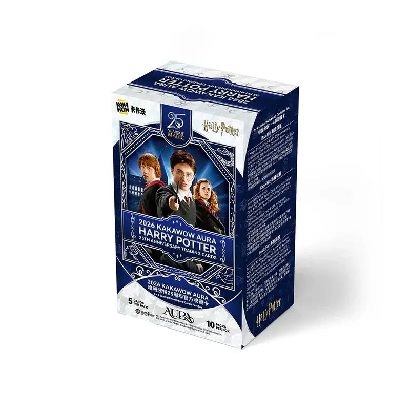 2026 Kakawow Aura Harry Potter 25th Anniversary Trading Card Hobby Box - Entertainment Card Box