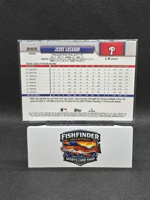2026 Topps Chrome Red Baseball Seams Refractor #265 Jesús Luzardo Phillies - Baseball Card Single