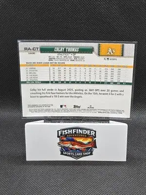 2026 Topps Chrome Rookie Autographs Purple #RA-CT Colby Thomas Auto /75 - Baseball Card Single